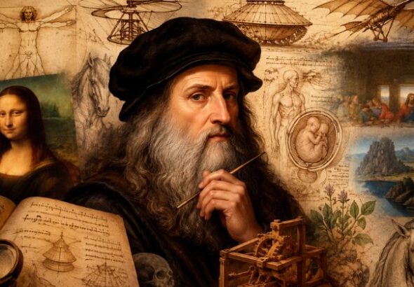Como Leonardo da Vinci projetou tanques de guerra, helicópteros e submarinos séculos antes de serem sonhados
